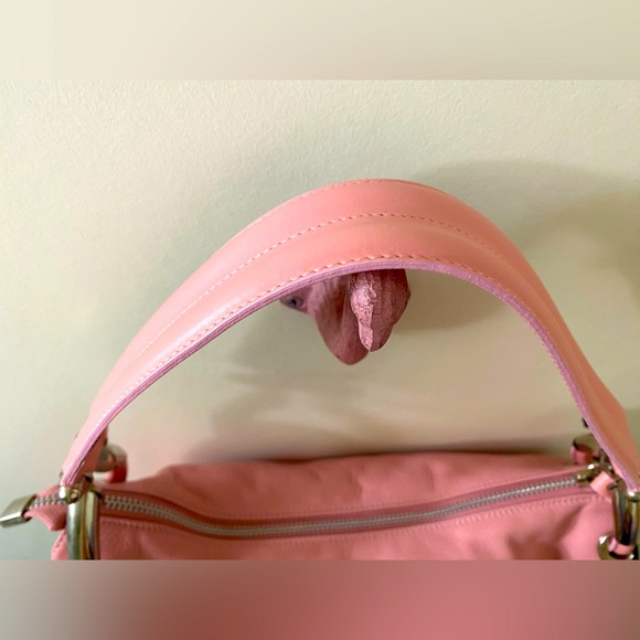 Gironacci Genuine Italian Leather Hobo Style Pink Purse - Picture 3 of 13